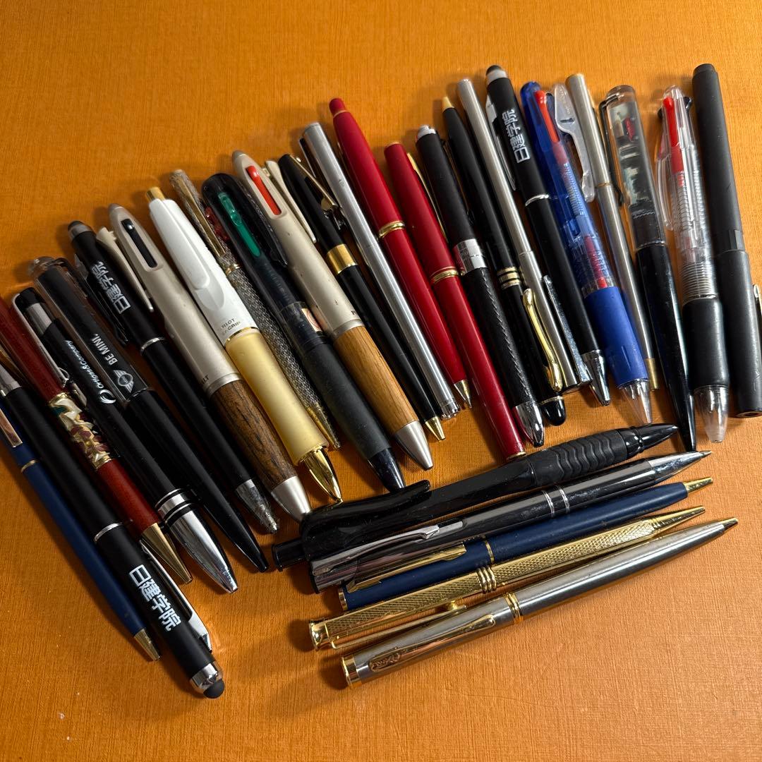 ボールペン　シャーペン　万年筆　まとめ　大量