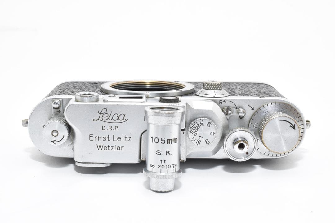 【希少IIIb/幕極上】Leica IIIb 完動 二重像鮮明 105mm付