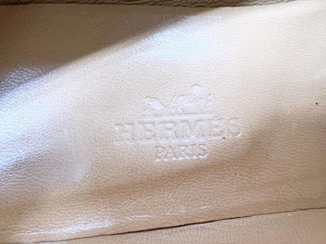 未使用保管 美品 エルメス コンスタンス レザー ローファー 36 23ｃｍ