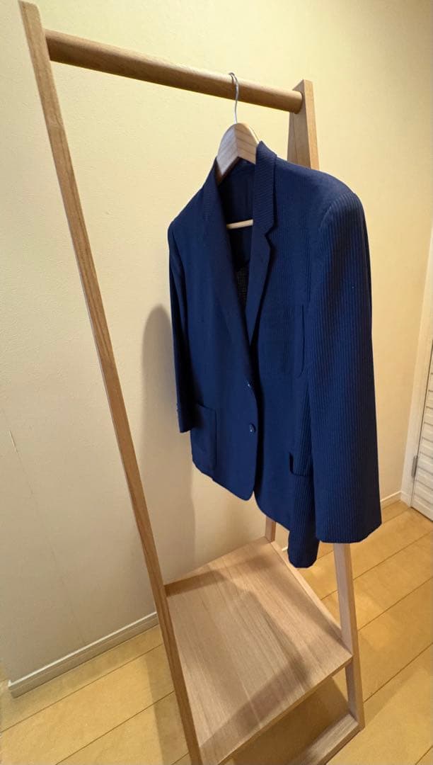 無印良品　木製Aフレーム衣類ラック(旧型・タモ材)