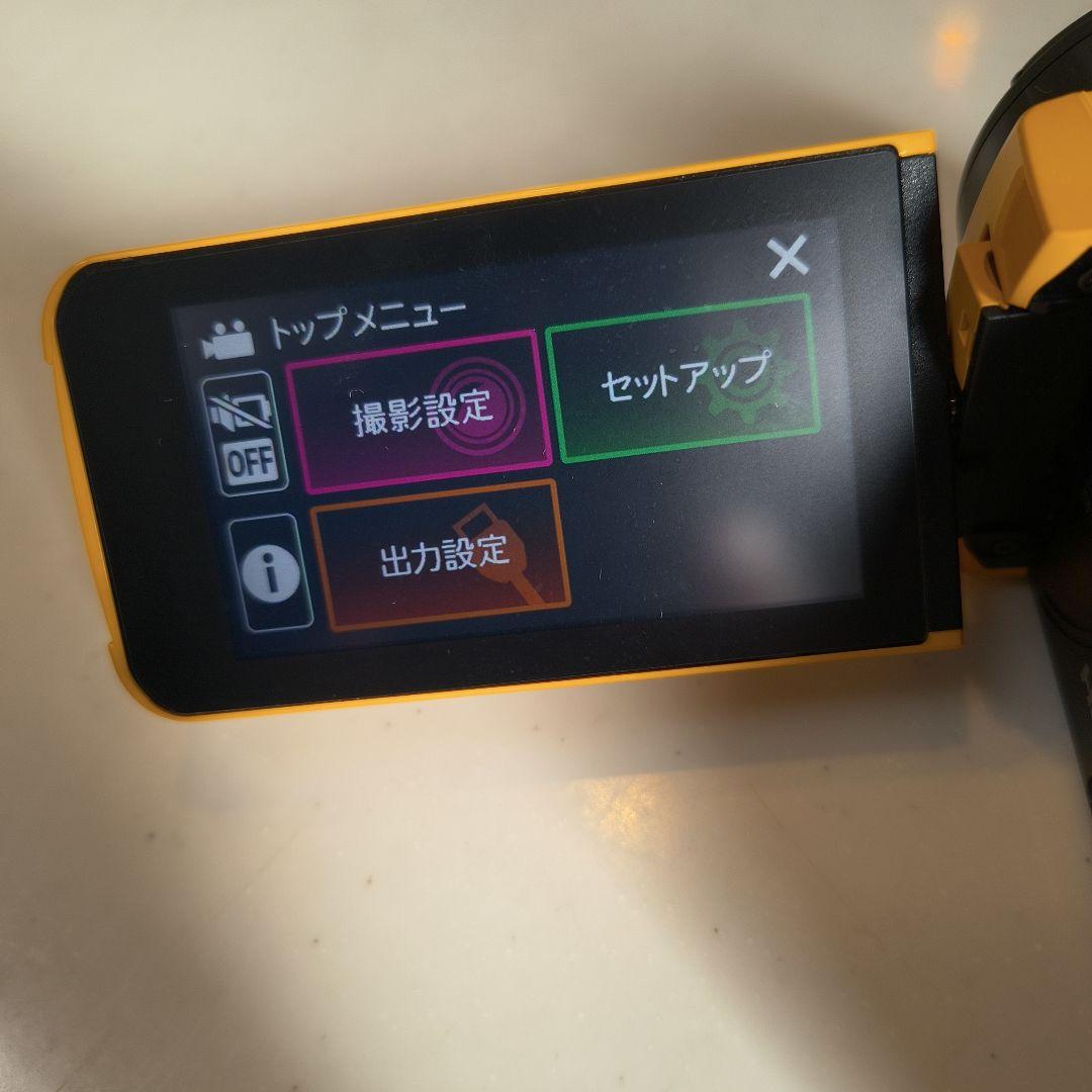 JVC GZ-R470-Y ビデオカメラ　防水　防塵　耐衝撃