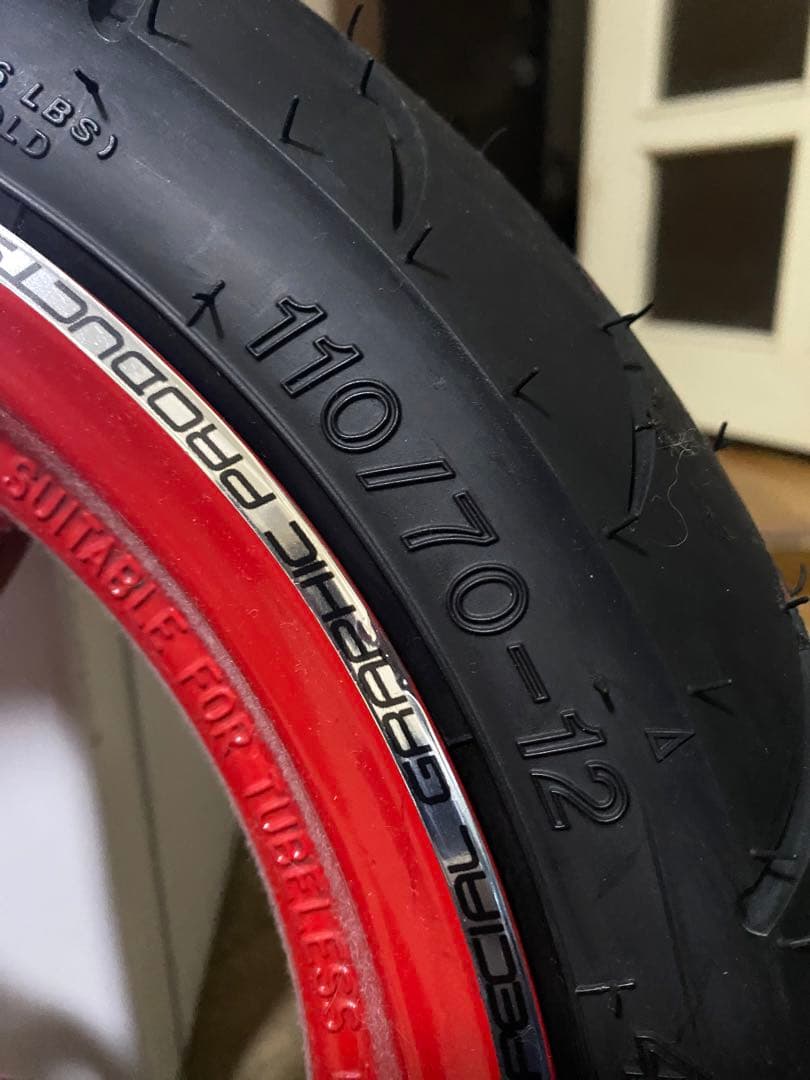 モビリティ SCF-001 レッドホイールセット 10-70-10