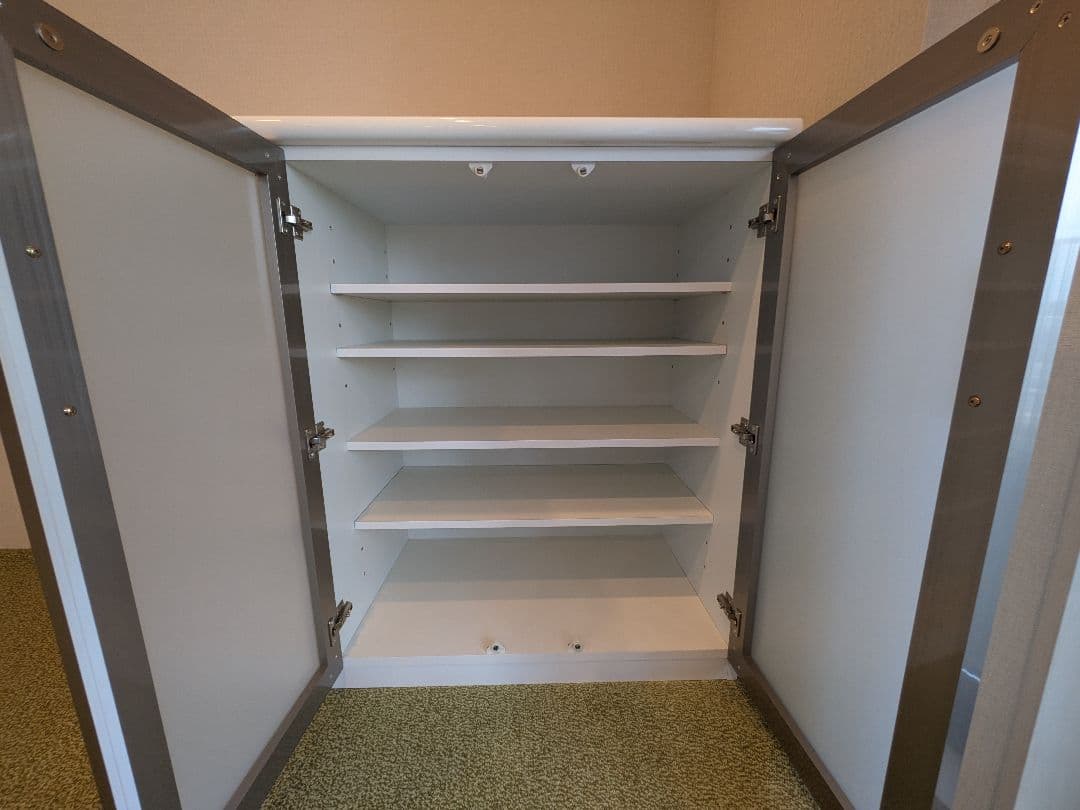 【送料込みのお値段】ニトリ　キッチンカウンター　食器棚　Ｎポスティア120WH