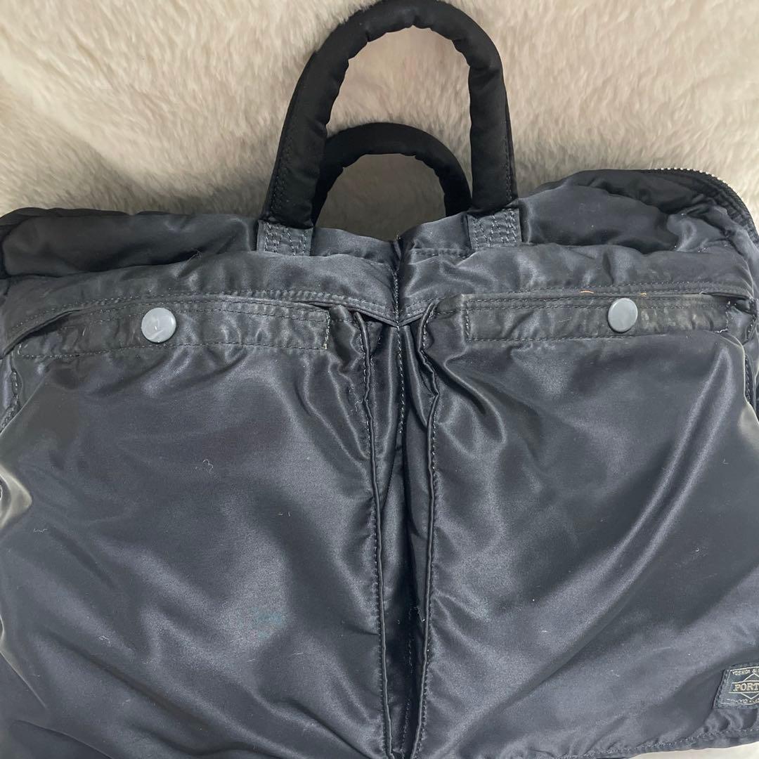 ポーター タンカー 2WAY ブリーフケース 黒 ナイロン ビジネスバッグA4