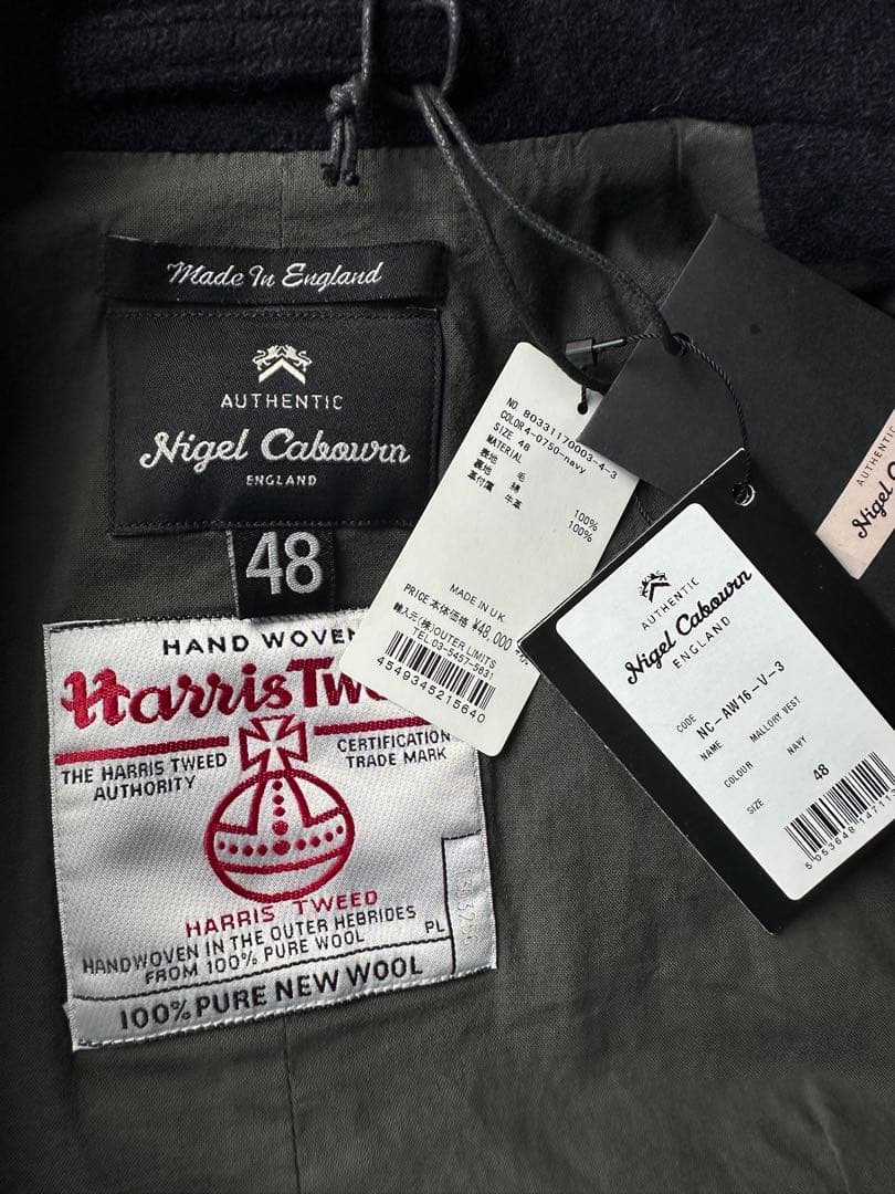T*7様 Nigel Cabourn　マロリーベスト 48 ネイビー