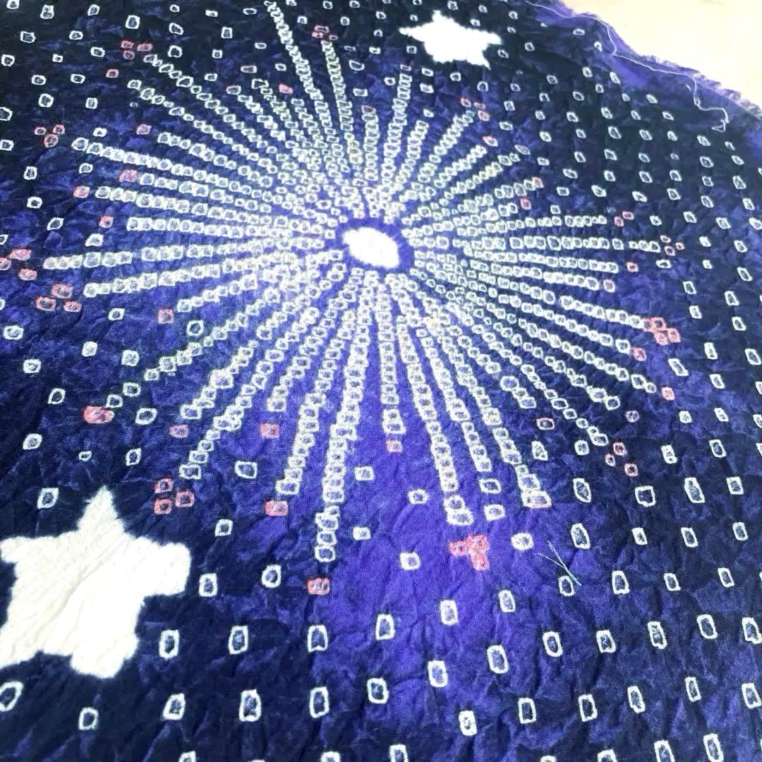 ちぃ 有松鳴海絞り　有松絞り浴衣　反物　湯のし済み　花火　No.2-150