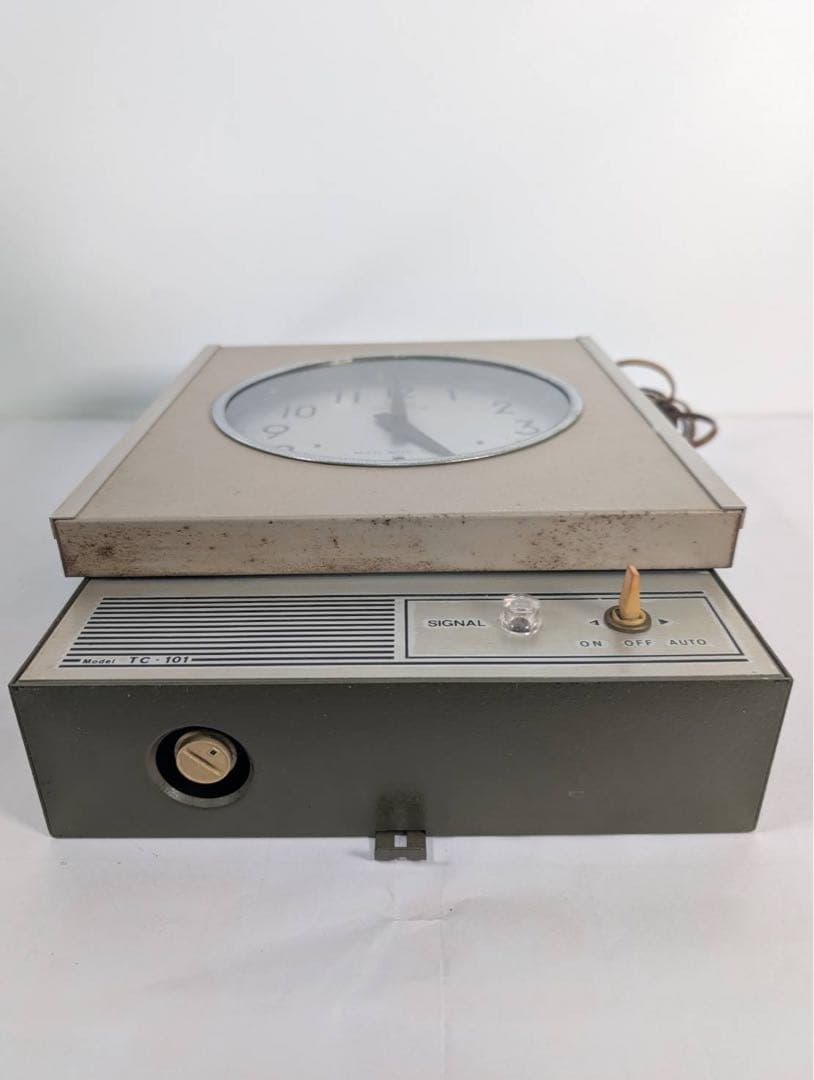 【昭和レトロ】TOKYO TOKEI(TC-101) タイマー付き時計　動作OK