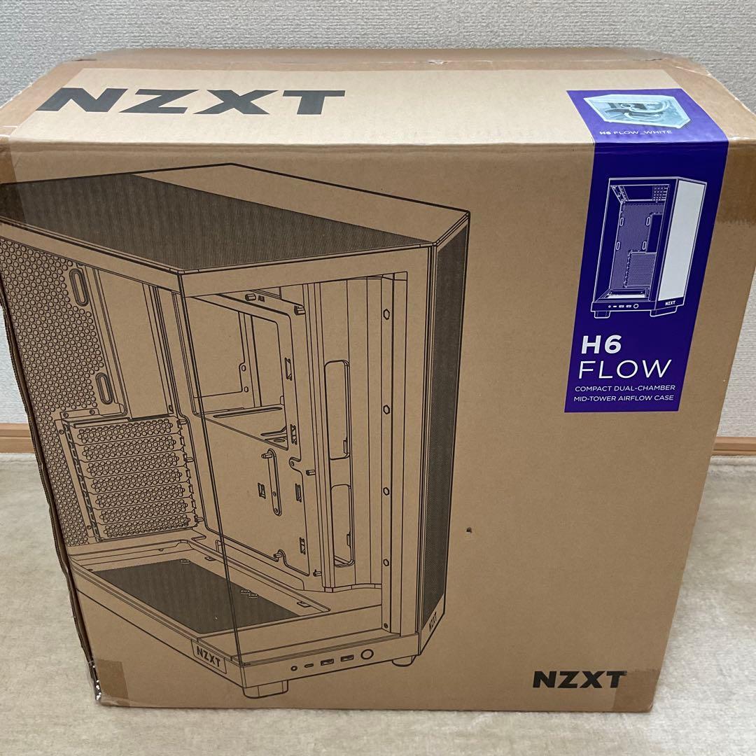 【美品】NZXT H6 Flow CC-H61FW-01 （ホワイト）