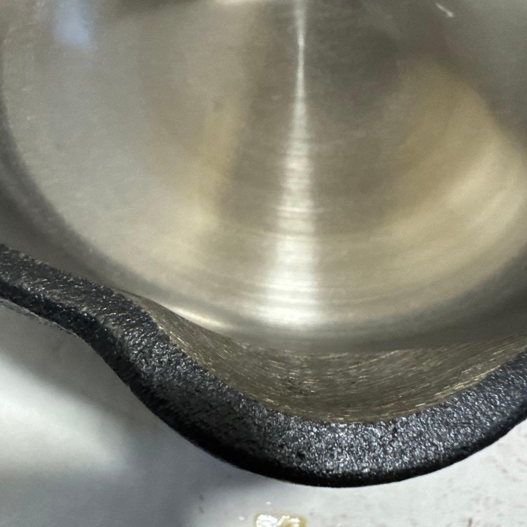 未使用！ 山王堂謹製 久慈砂鉄鍋 天ぷら鍋 廃業 入手困難 希少品 美品！！