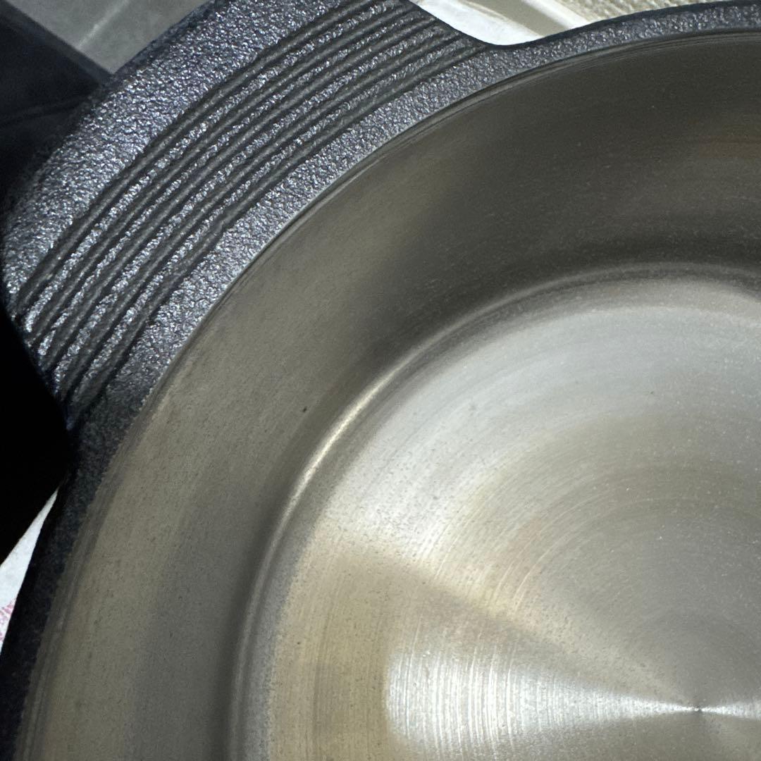 未使用！ 山王堂謹製 久慈砂鉄鍋 天ぷら鍋 廃業 入手困難 希少品 美品！！