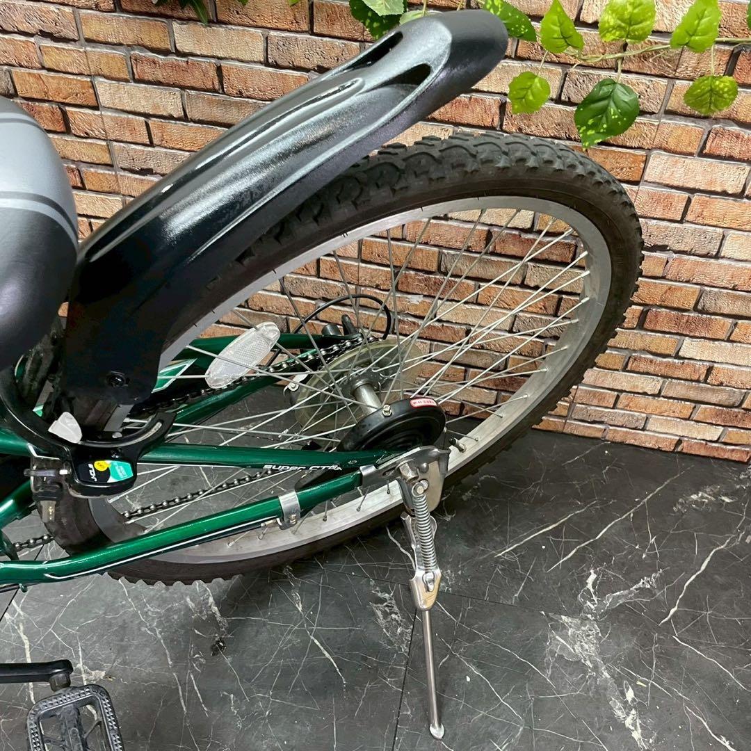 【105】子供用自転車 子供車 TACKLE BOY グリーン 24インチ