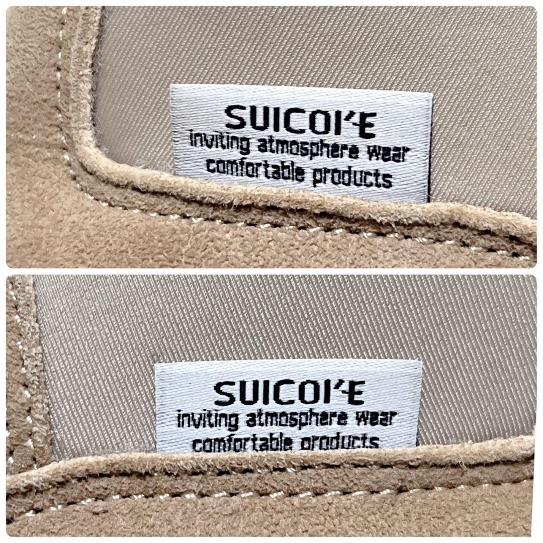 【極美品】 SUICOKE スイコック ムートン スリッポン ベージュ 23cm