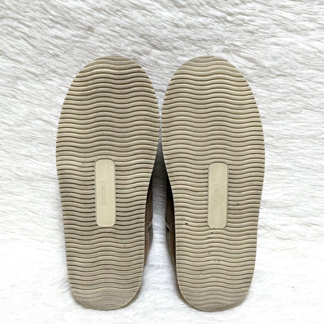 【極美品】 SUICOKE スイコック ムートン スリッポン ベージュ 23cm