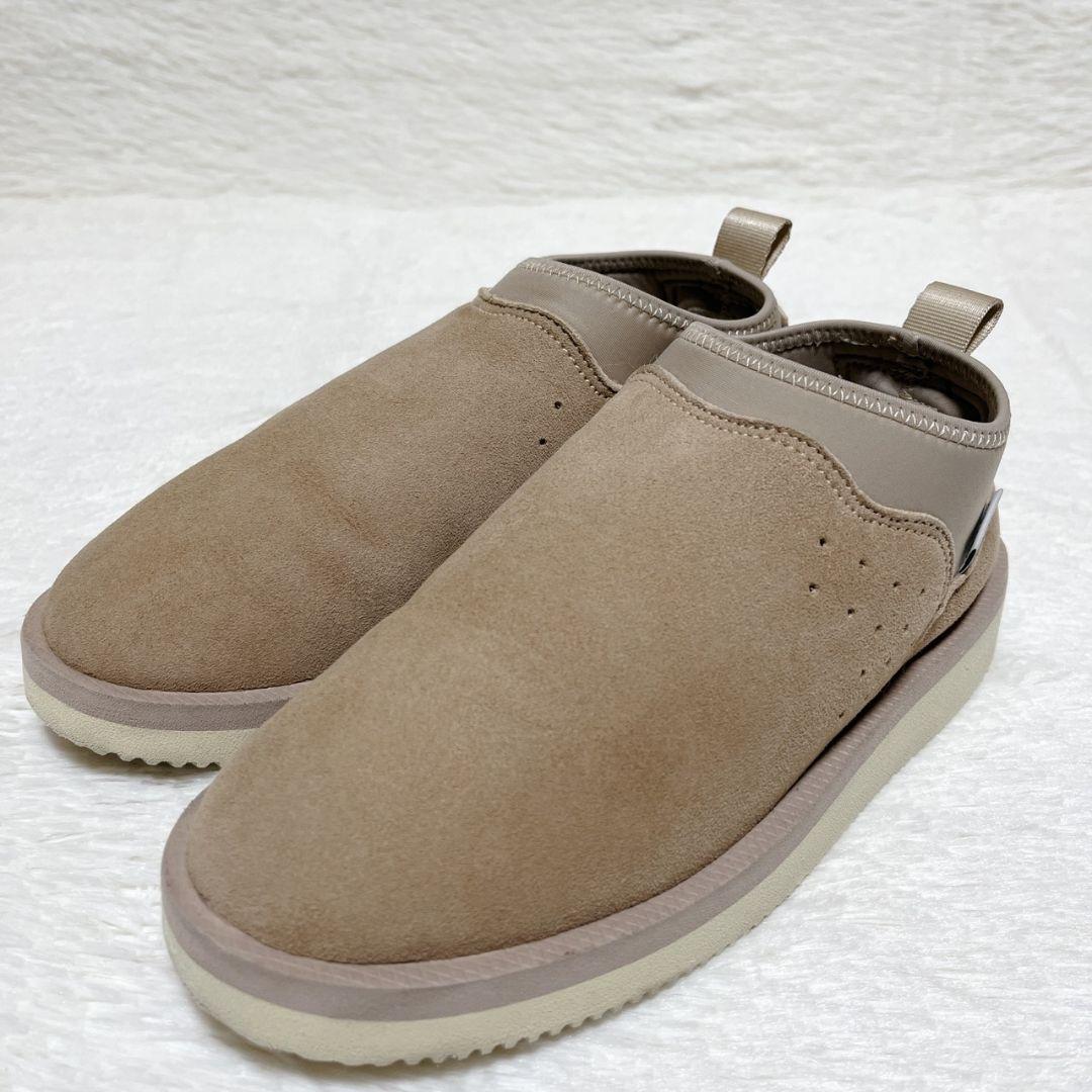 【極美品】 SUICOKE スイコック ムートン スリッポン ベージュ 23cm