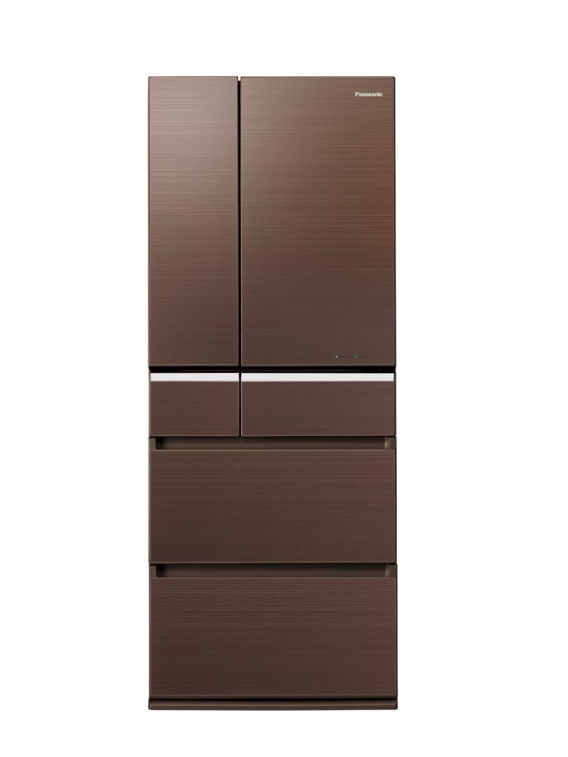 3/28まで出品　送料込　6ドア冷蔵庫 470L ブラウン　470l-500l