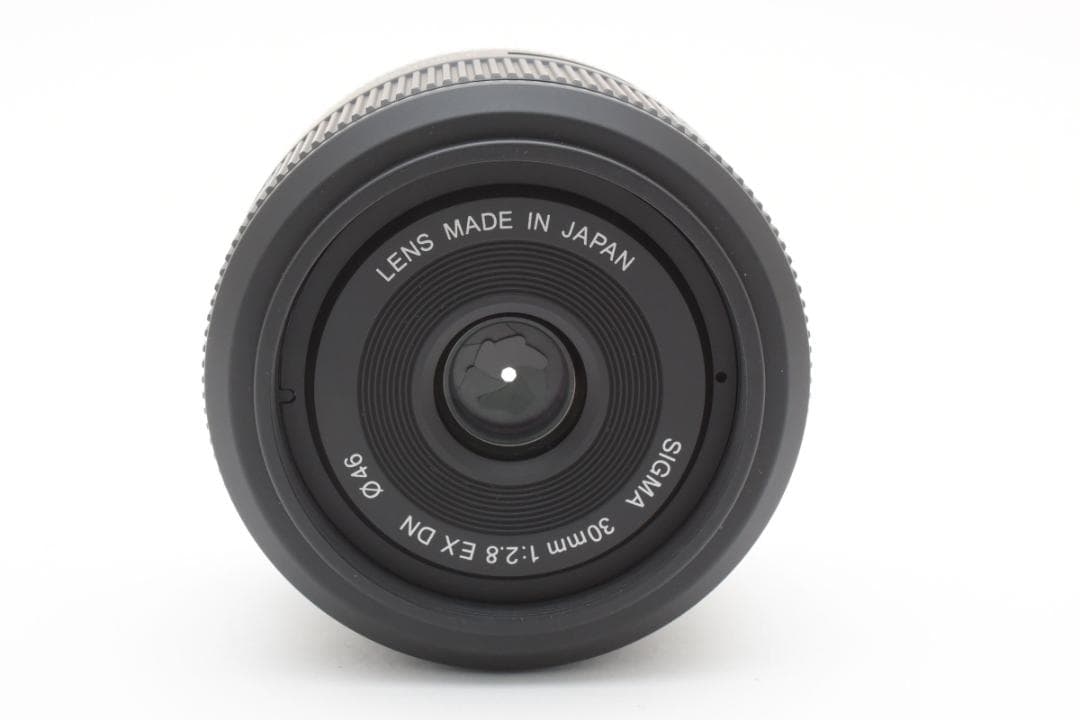 超美品 シグマ カメラレンズ 30mm f2.8 EX DN Sony ソニー用