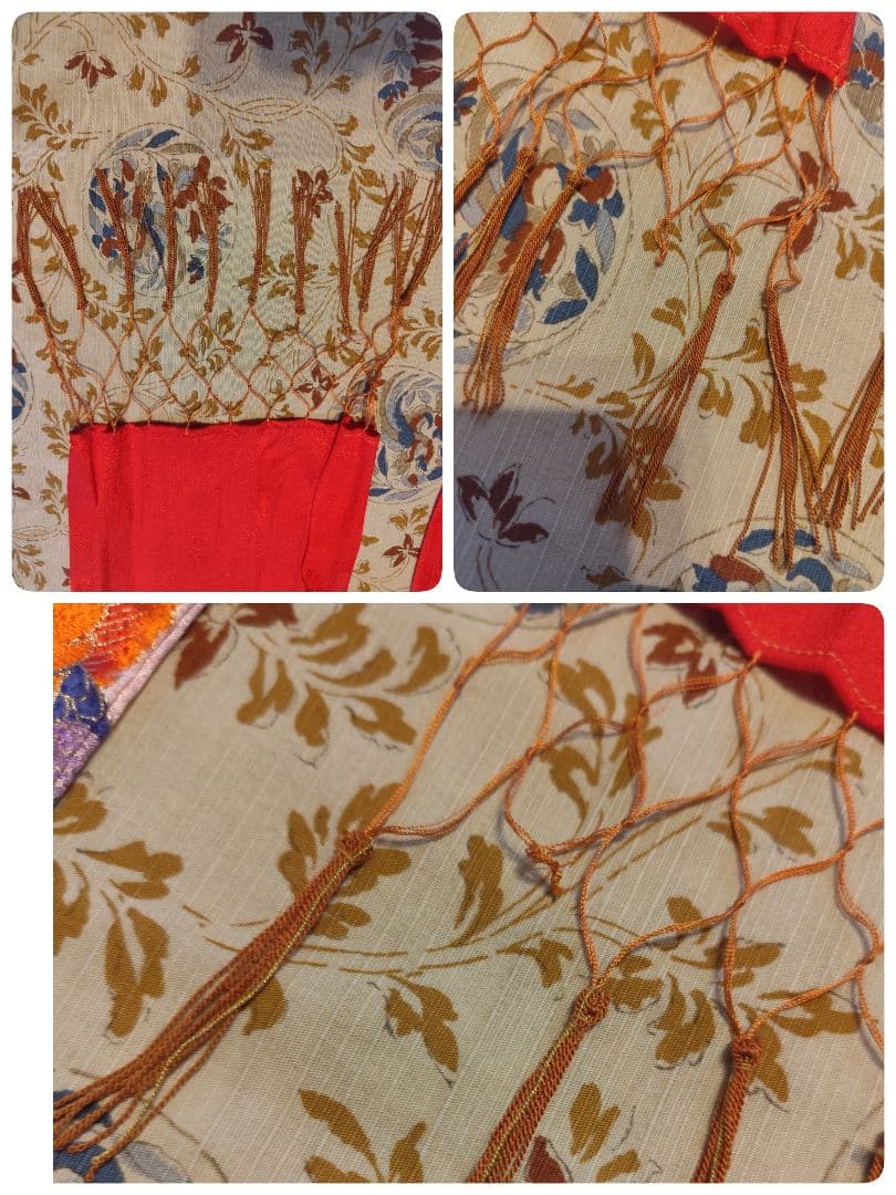 七五三　着物　筥迫セット　　7歳　女の子　絞り柄　袋帯