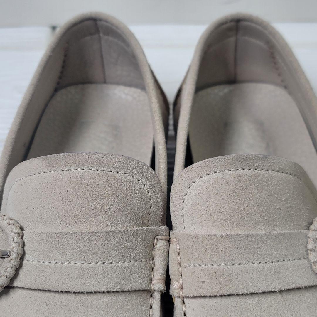 【美品】FERRAGAMO ドライビングシューズ 25cm ベージュ