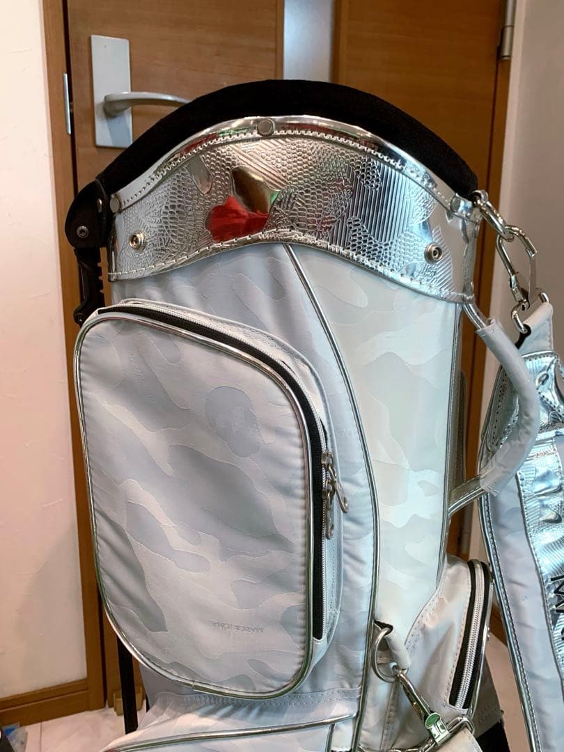 希少　ほぼ未使用　マークアンドロナ　MARK＆LONA パイソン　キャディバッグ