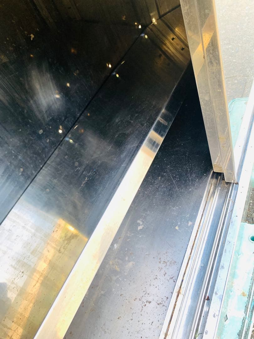 戸棚 ステンレス製収納　業務用　扉付き　高さ調整可能棚付き　120cm