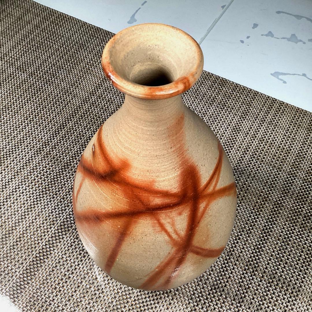 『ハピうー特価』　備前焼　山本竜一　『備前　一輪花入』　花瓶