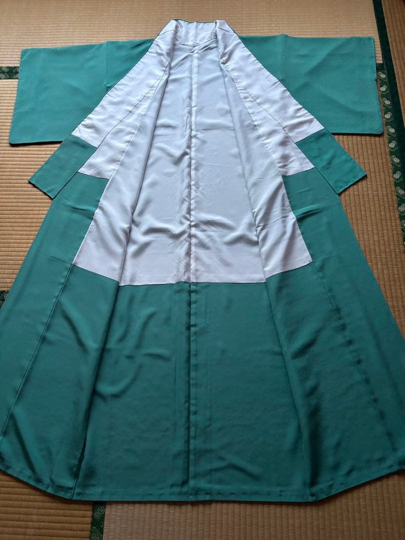 訪問着　ちりめん正絹　汕頭柄