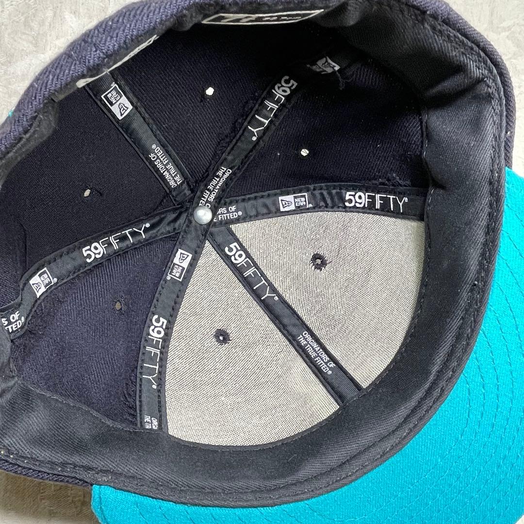 横浜ベイスターズ NEW ERA キャップ 旧ロゴ β ベータ 黒 ミント