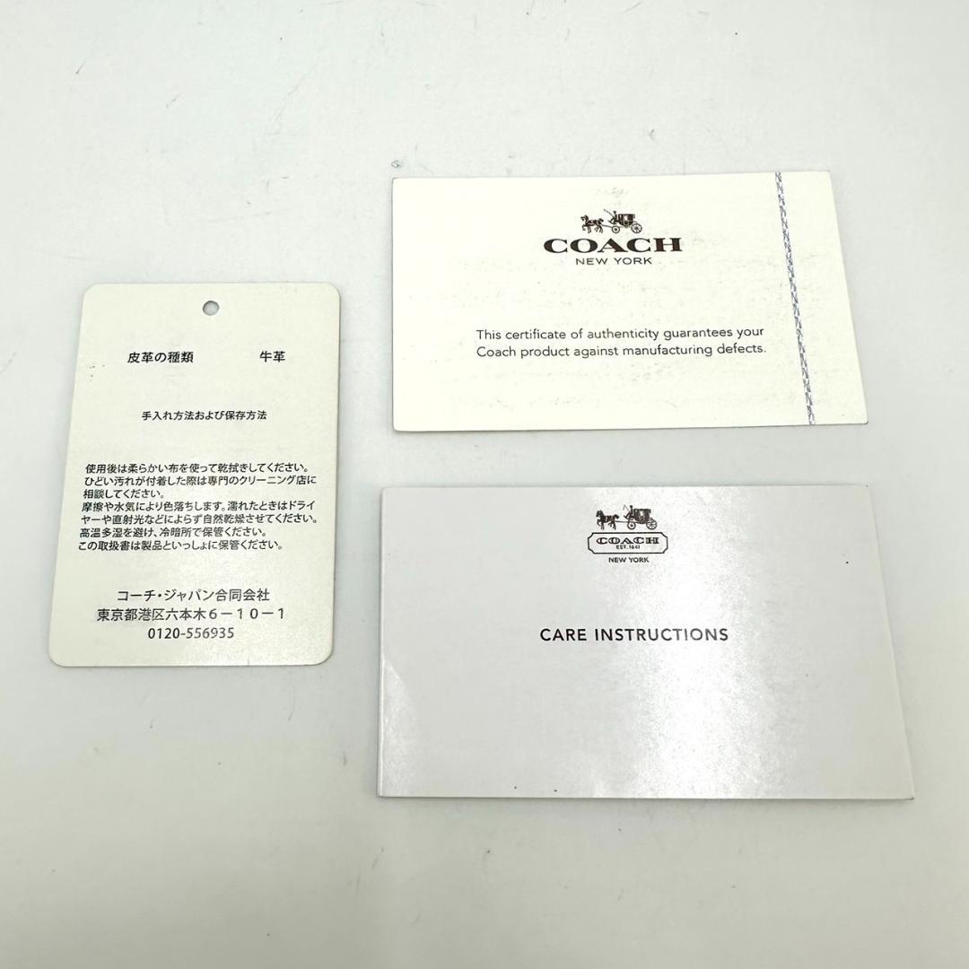 COACH コーチ トンプソン ボディバッグ スリングバッグ シボ革 ロゴ型押し