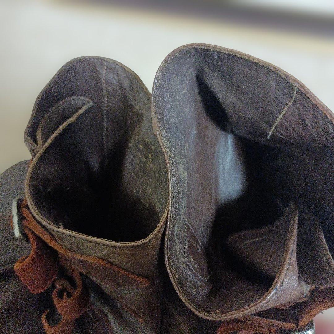 希少！ズッカ　zucca パンツブーツ　ナウシカブーツ　くしゅくしゅブーツ