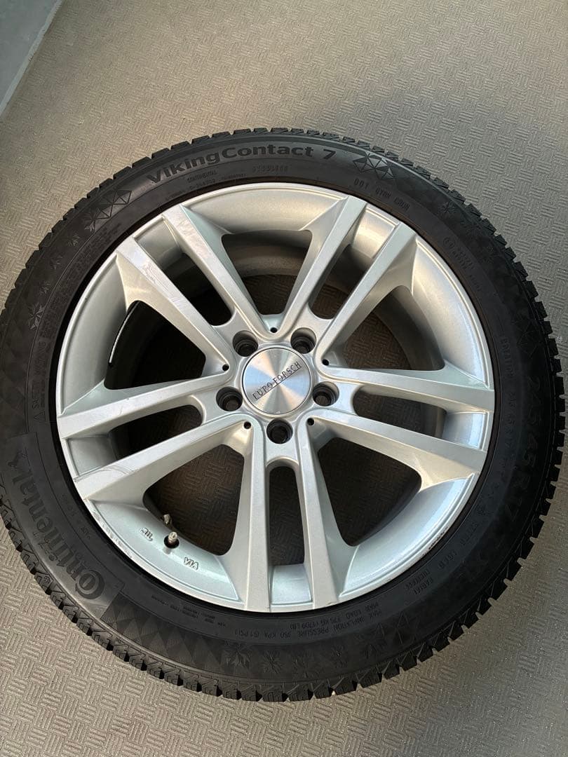 スタッドレス　コンチネンタル　ホイールセット　メルセデスベンツEクラスW212