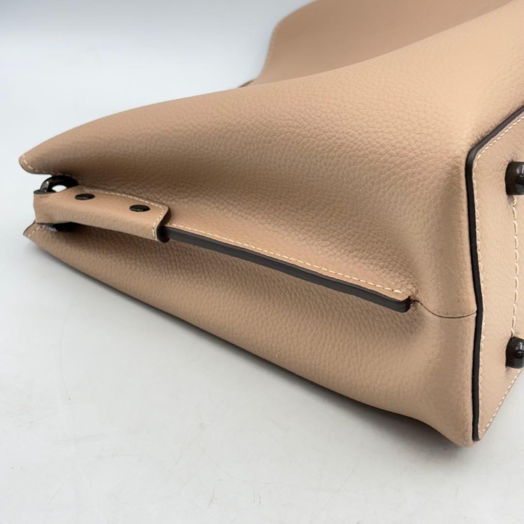 コーチ ウィロウ ショルダーバッグ 2way ブラウン 1018-S7091o