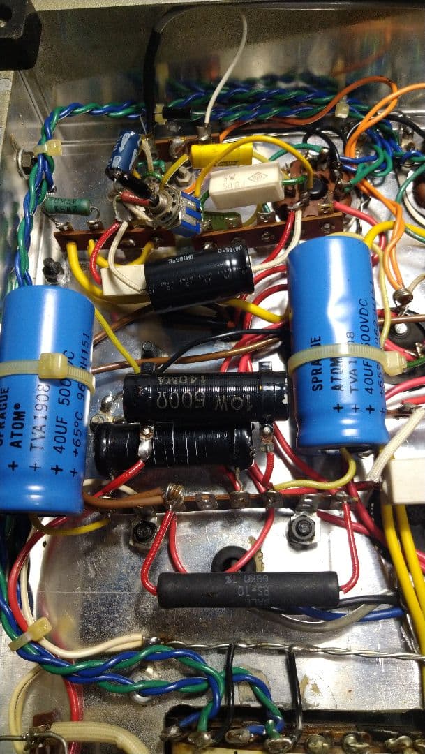 真空管アンプ 6L6シングルSRPPステレオ個人製作