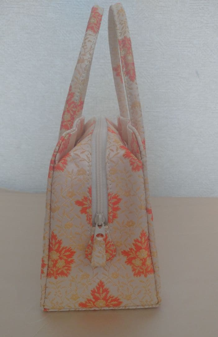 【美品】龍村美術織物 五葉華文 利休バック 和装用バック