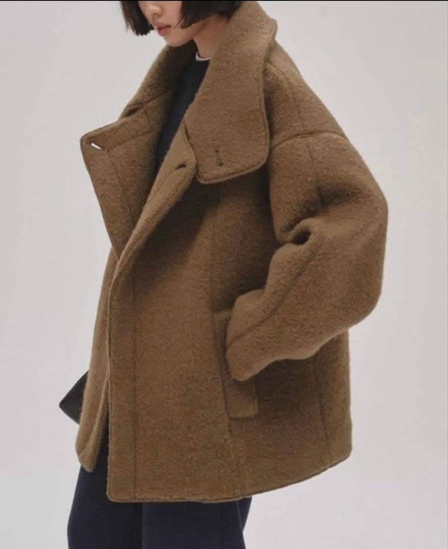 TODAYFUL スタンドカラーブークレジャケット　38