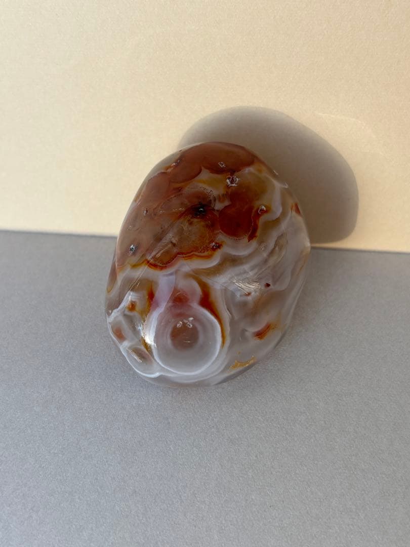 命根石　パワーストーン　瑪瑙 握りお守り(5)