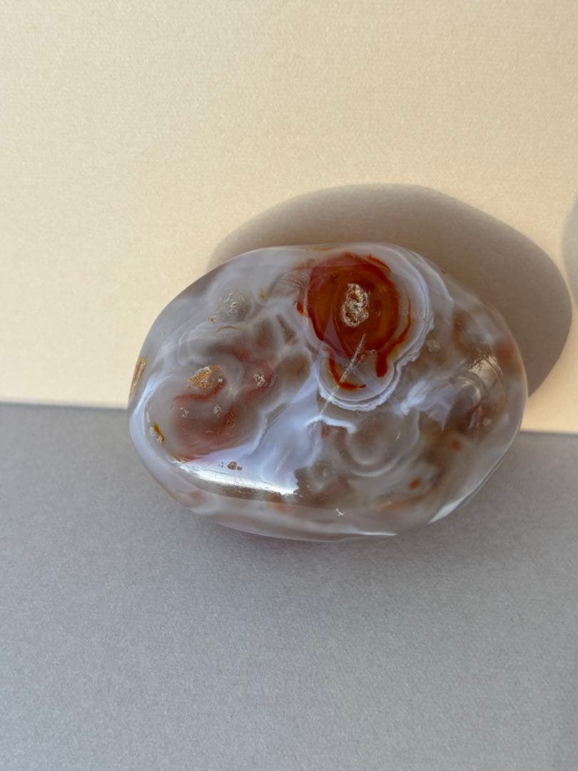 命根石　パワーストーン　瑪瑙 握りお守り(5)