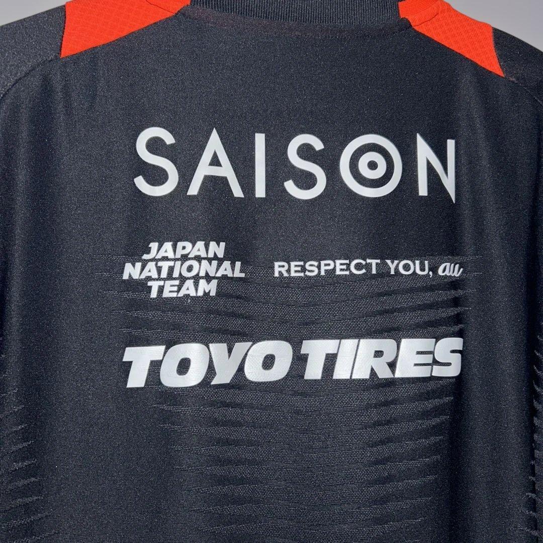 サッカー 日本代表 プロ トレーニングジャージー シャツ　Mサイズ