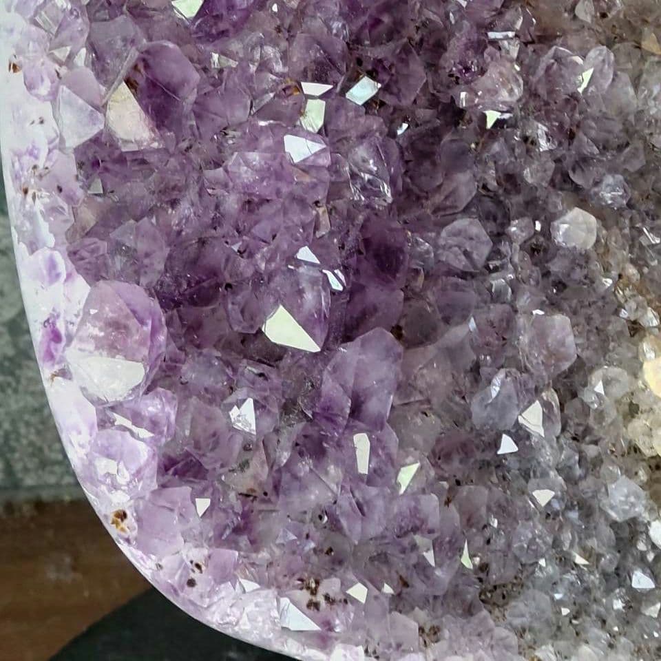 アメジスト　クラスター　約10キロ強　天然石　紫水晶　ウルグアイ産　台付