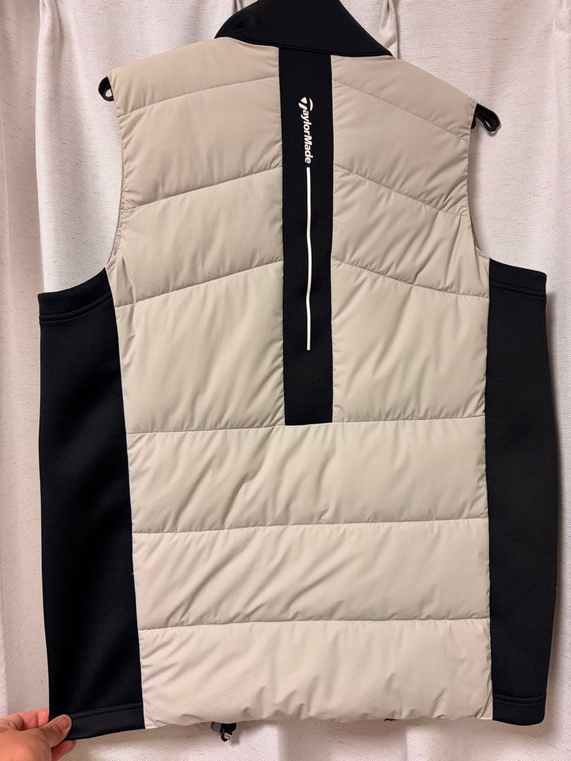 TaylorMade ダウンベスト Sサイズ グレー/ネイビー