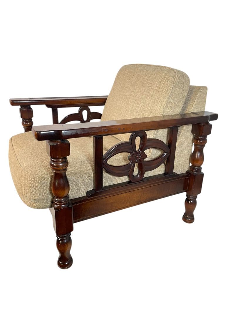 HR354 【希少デザイン】飛騨産業　穂高　キツツキ　ソファ　1人掛け