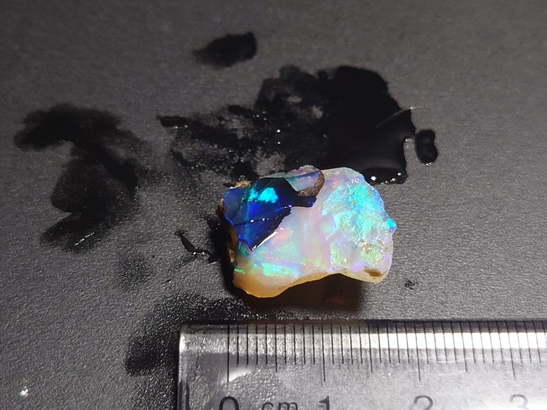 混合　エチオピアオパール　ウェロ産　チョーク　鉱物標本　原石