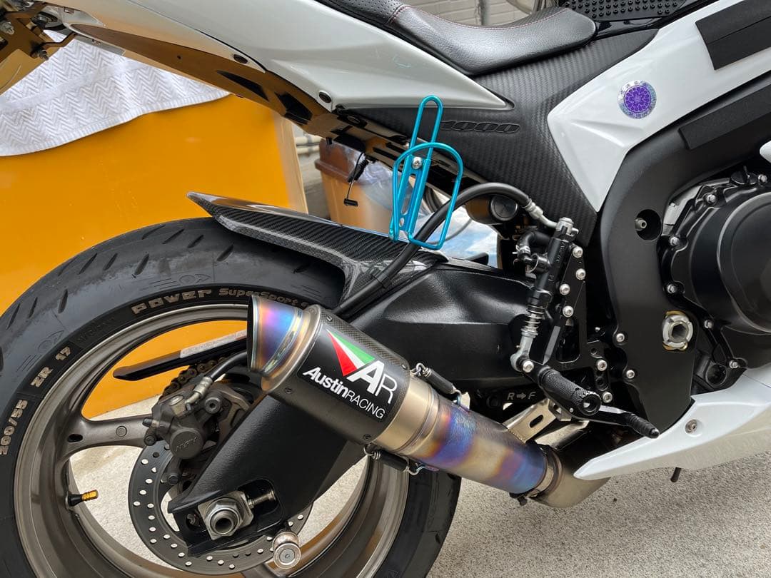 gsxr1000 用マフラー　純正エキパイとセット