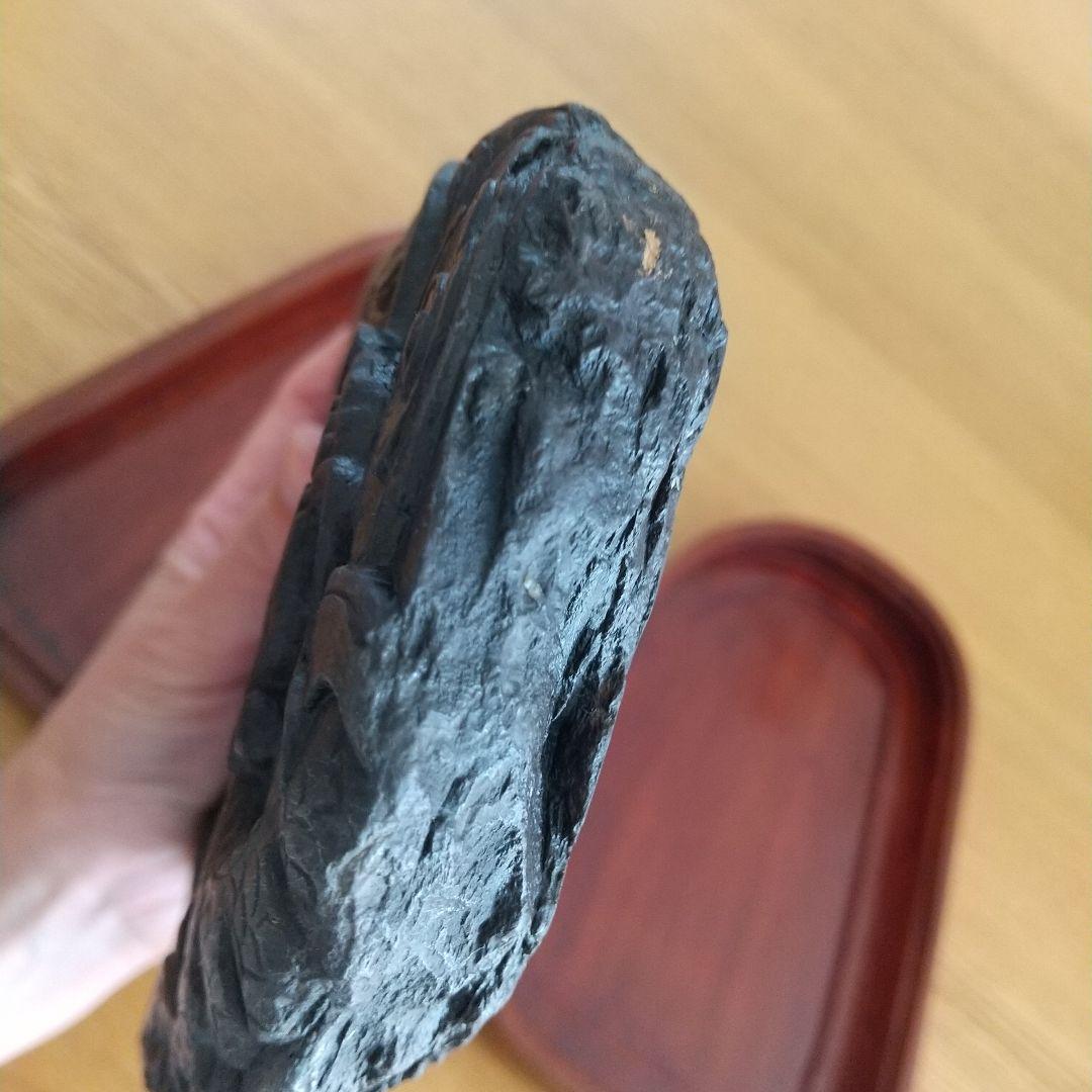 龍の彫刻 硯
