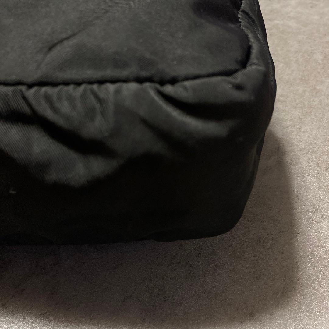 ✨美品✨PRADA トートバッグ ハンド ナイロン ロゴ 三角プレート 黒