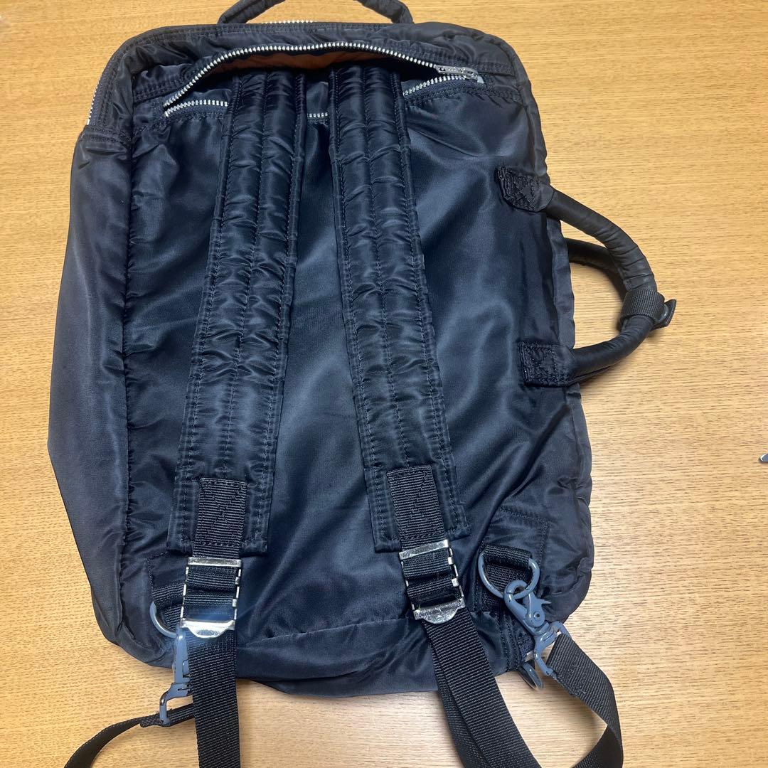 希少 ポーター タンカー 3way ブリーフケース リュック 2層 黒 ナイロン