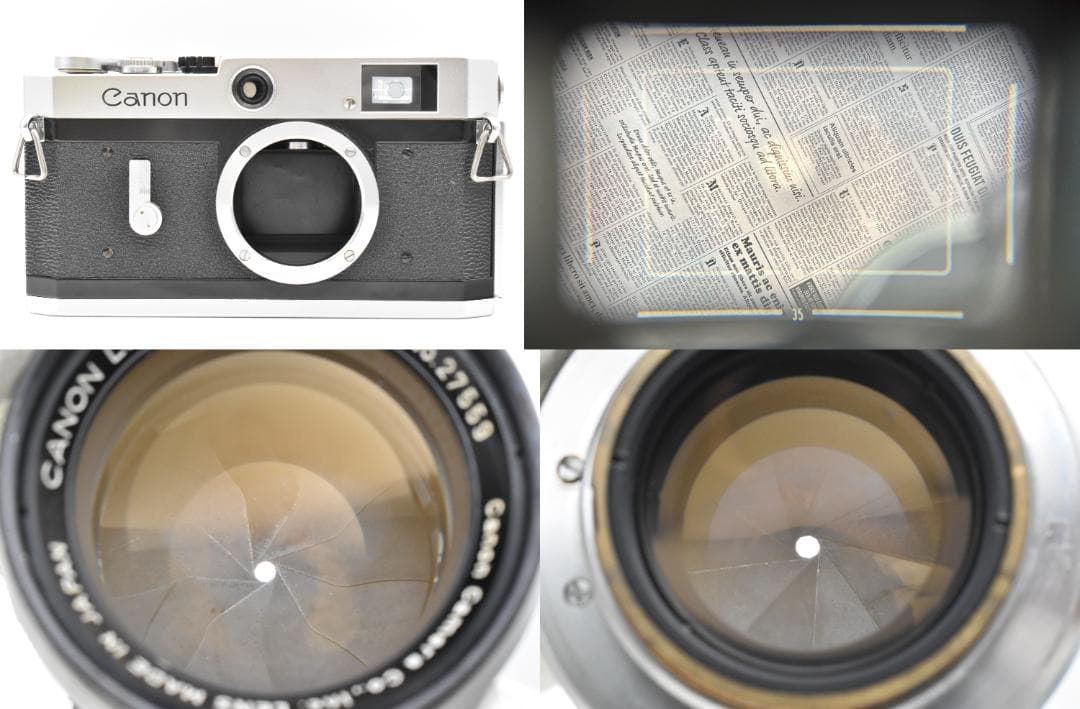 【完動品】Canon P ポピュレール 50mm F1.4 レンジファインダー