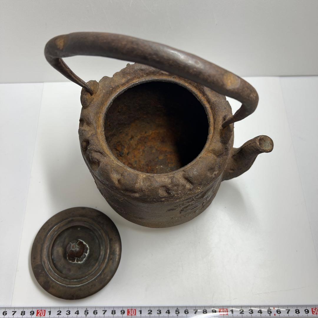 龍文堂　鉄瓶　トコサ　2675g 高さ26.5㎝　東な7-1011☆2F