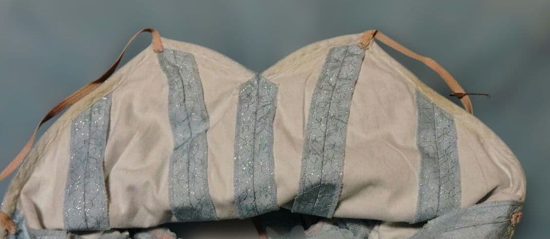 バレエ　水色レースチュチュ　小学校2~3年生　訳ありボン28cm　5着まとめ