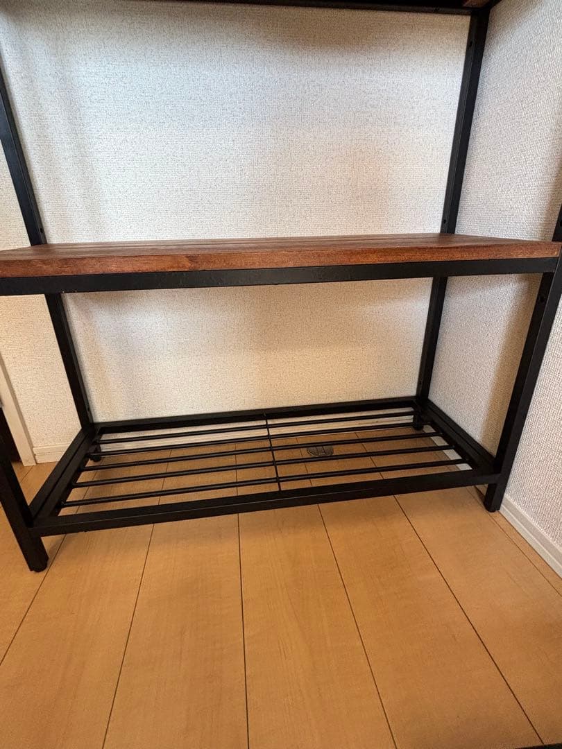 組立済　収納棚 木製　オープンラック 4段シェルフ TABAS ラック　ヴィン