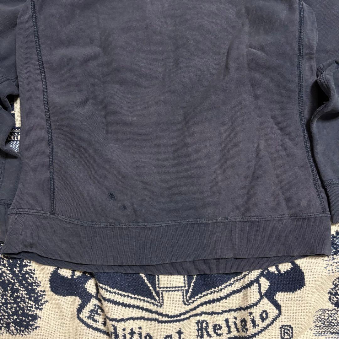 ボロ　80s champion リバースウィーブ　サンフェード　ナス紺　USA製